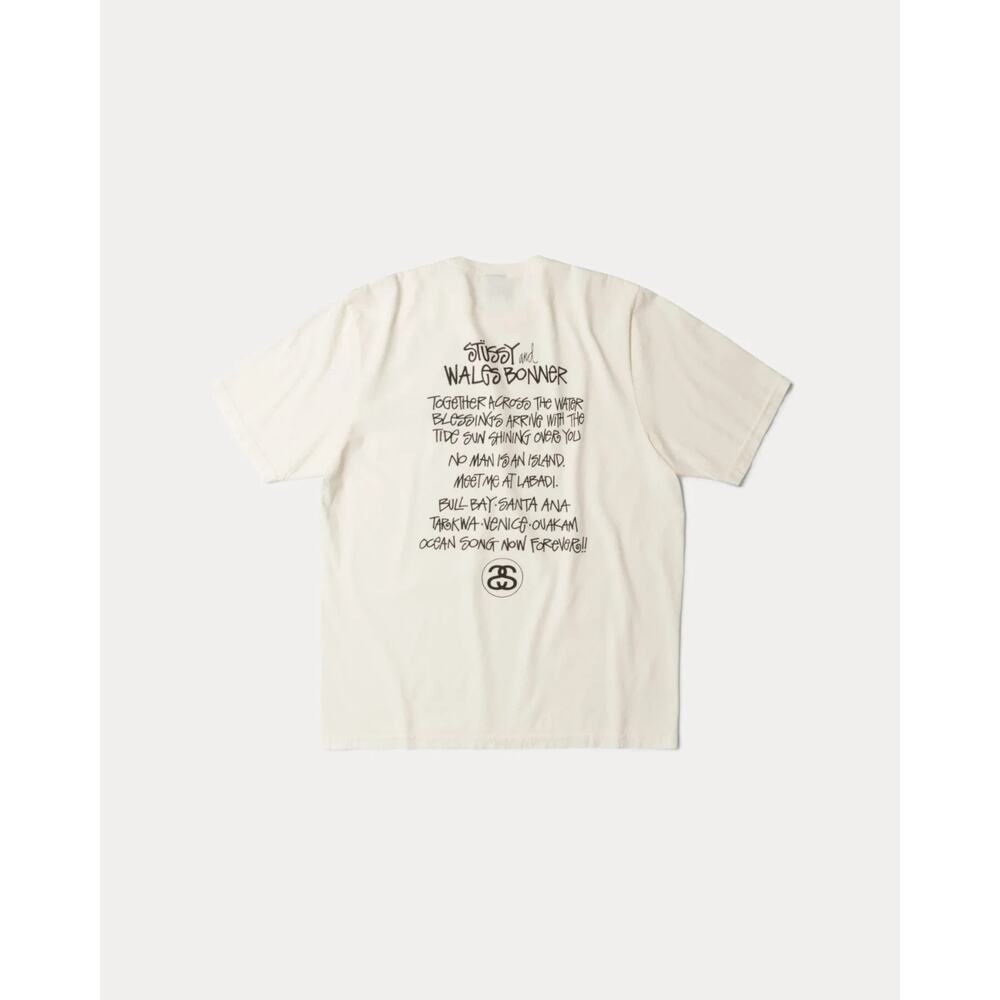Stüssy Wales Bonner Ocean Song T-Shirt Ivory